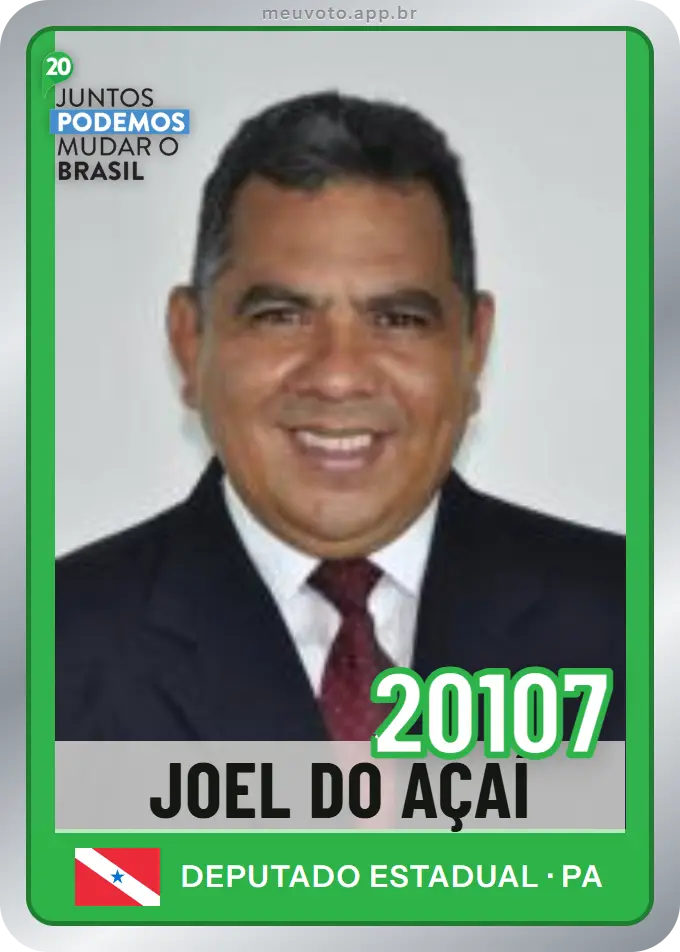 Carta de Joel do Açaí, número 20107, Podemos