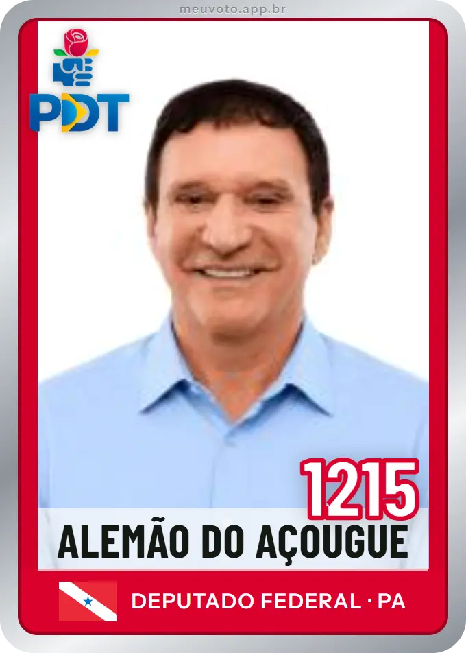Carta de Alemão do Açougue, número 1215, PDT