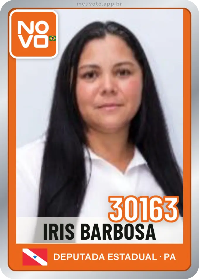 Carta de Iris Barbosa, número 30163, Novo