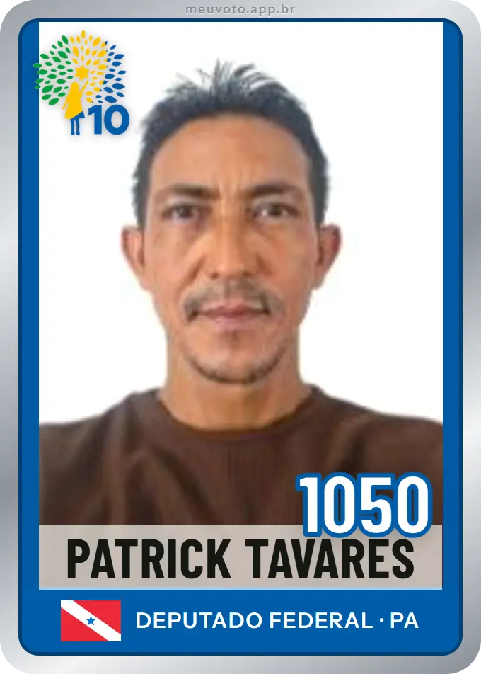 Carta de Patrick Tavares, número 1050, Republicanos