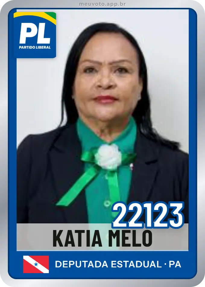 Carta de Katia Melo, número 22123, PL