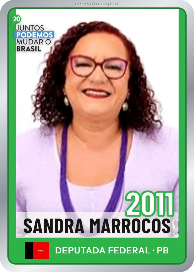 Carta de Sandra Marrocos, número 2011, Podemos