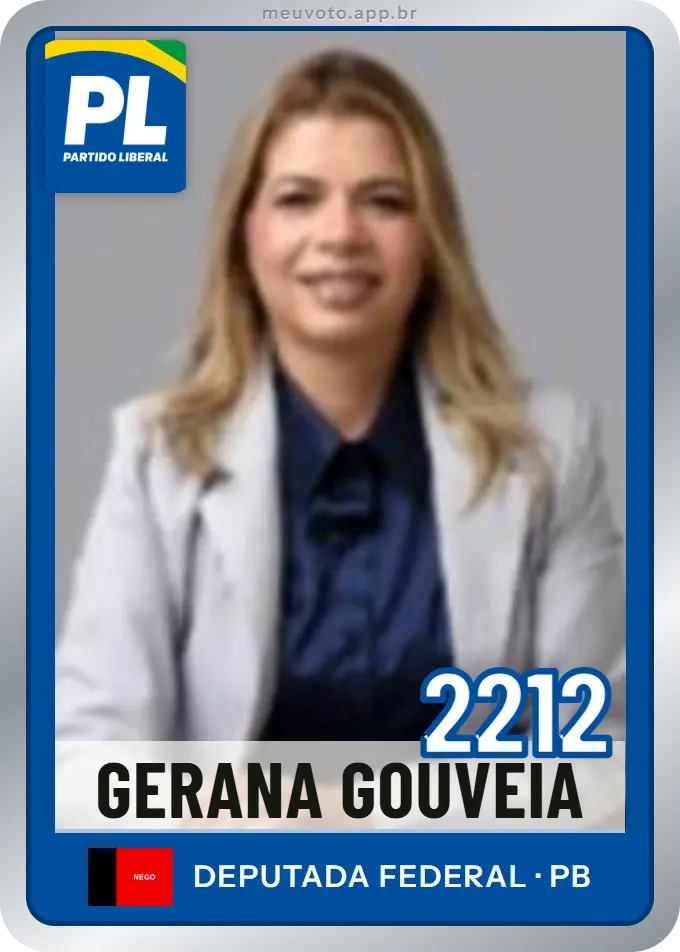 Carta de Gerana Gouveia, número 2212, PL