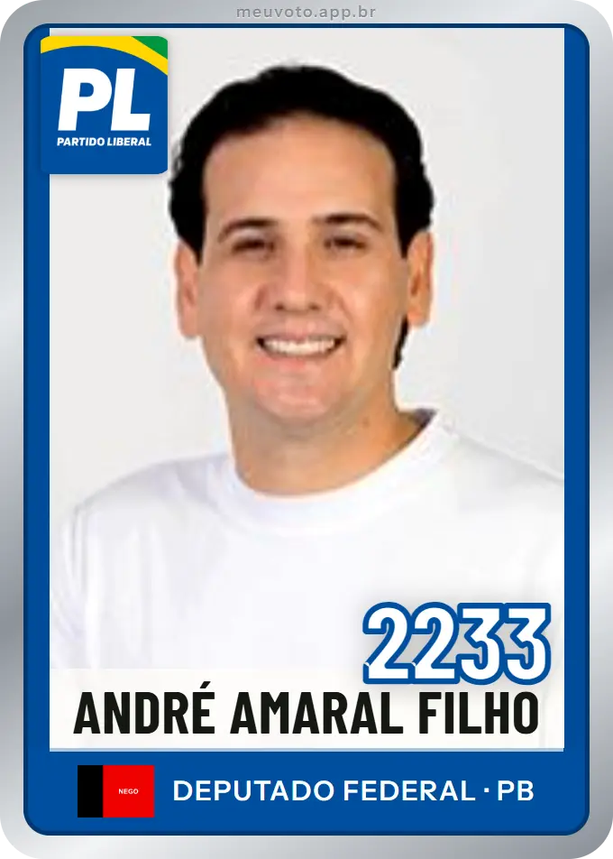 Carta de André Amaral Filho, número 2233, PL