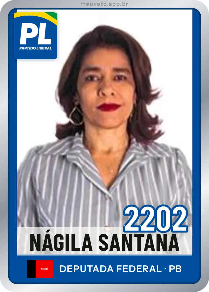 Carta de Nágila Santana, número 2202, PL