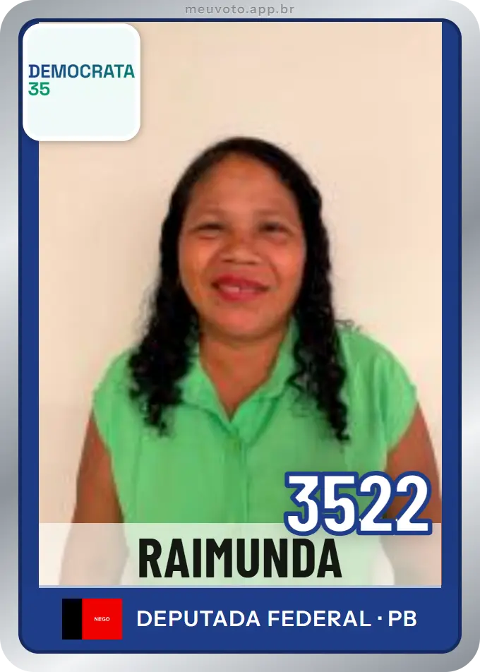 Carta de Raimunda, número 3522, Democrata