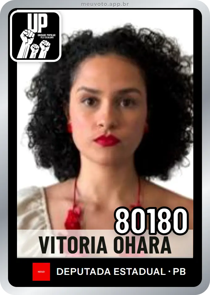 Carta de Vitoria Ohara, número 80180, UP