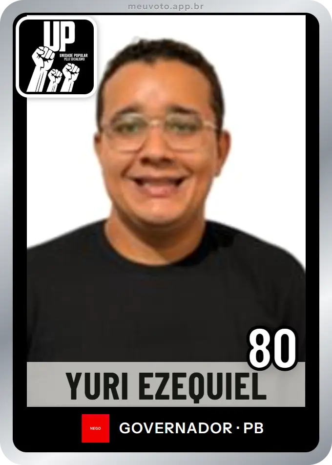Carta de Yuri Ezequiel, número 80, UP