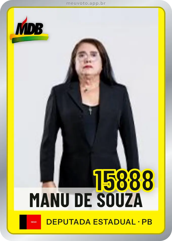 Carta de Manu de Souza, número 15888, MDB
