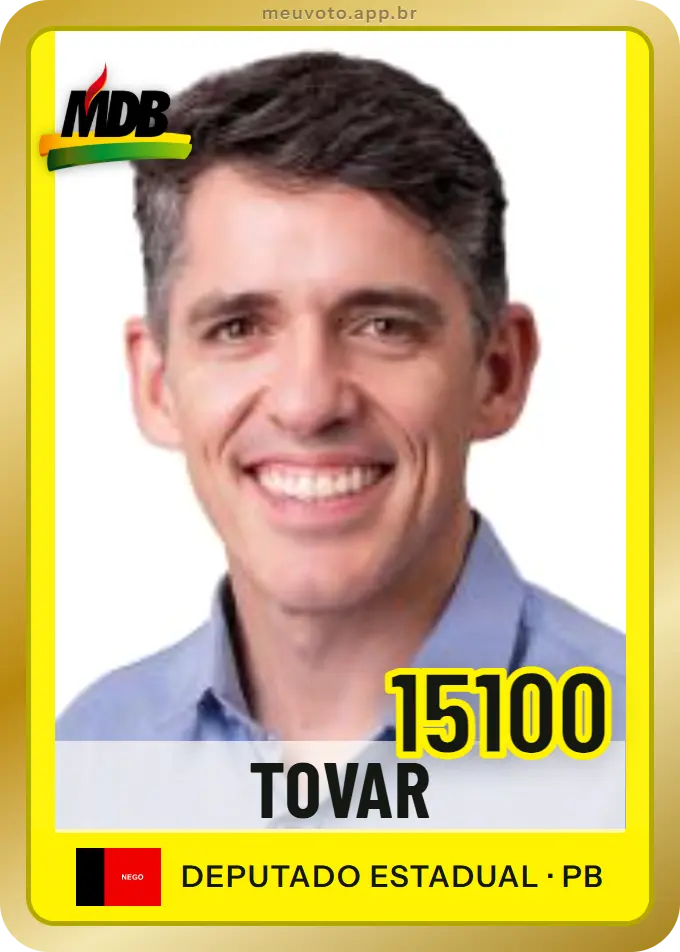 Carta de Tovar, número 15100, MDB