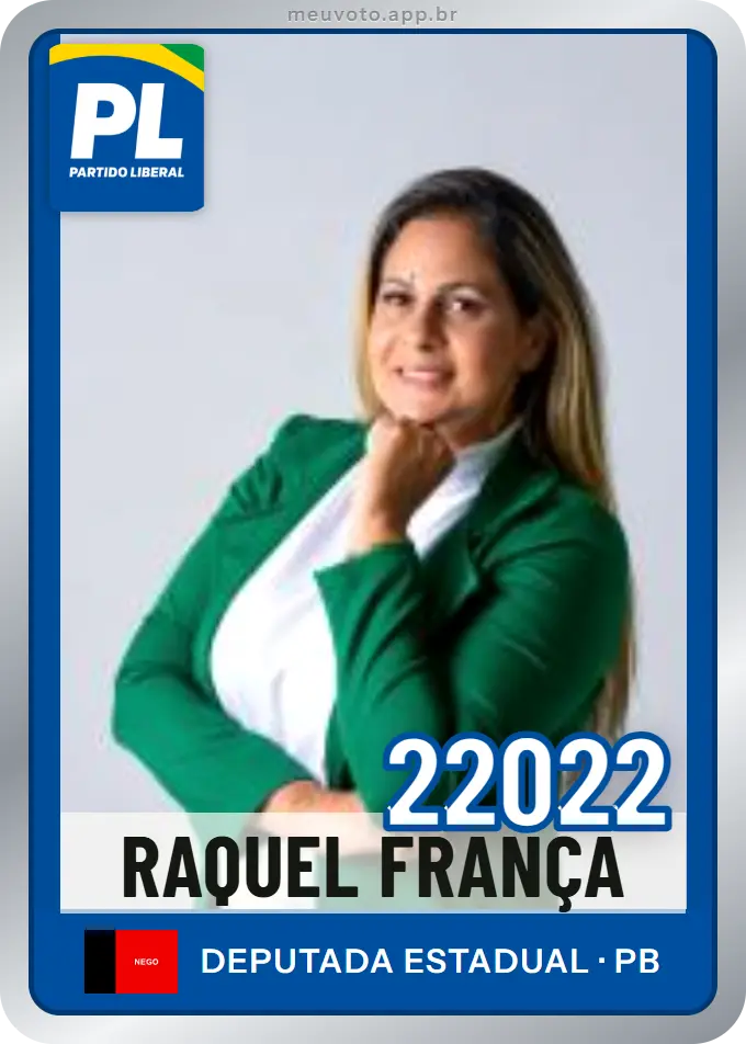 Carta de Raquel França, número 22022, PL