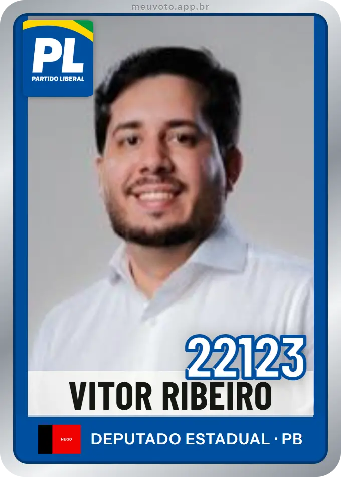 Carta de Vitor Ribeiro, número 22123, PL