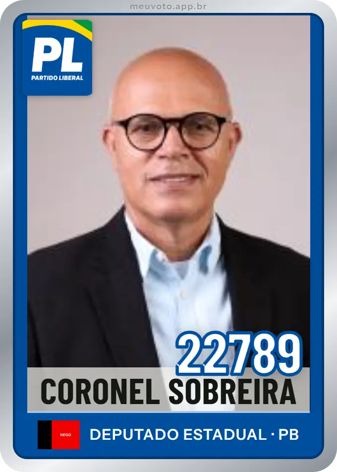 Carta de Coronel Sobreira, número 22789, PL