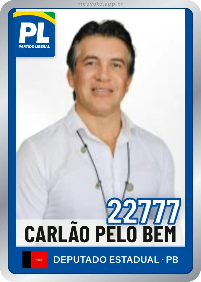 Carta de Carlão Pelo Bem, número 22777, PL