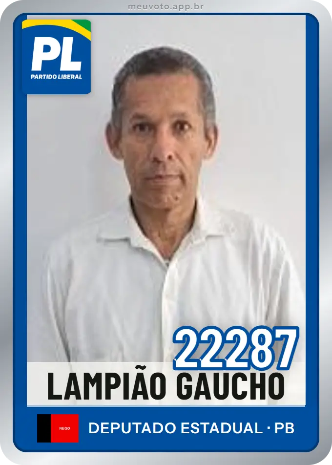 Carta de Lampião Gaúcho, número 22287, PL