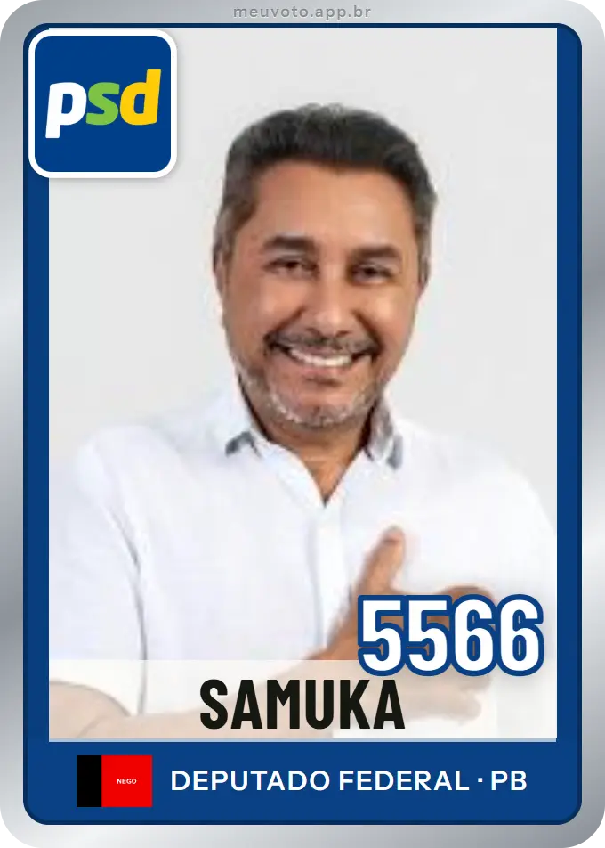 Carta de Samuka, número 5566, PSD