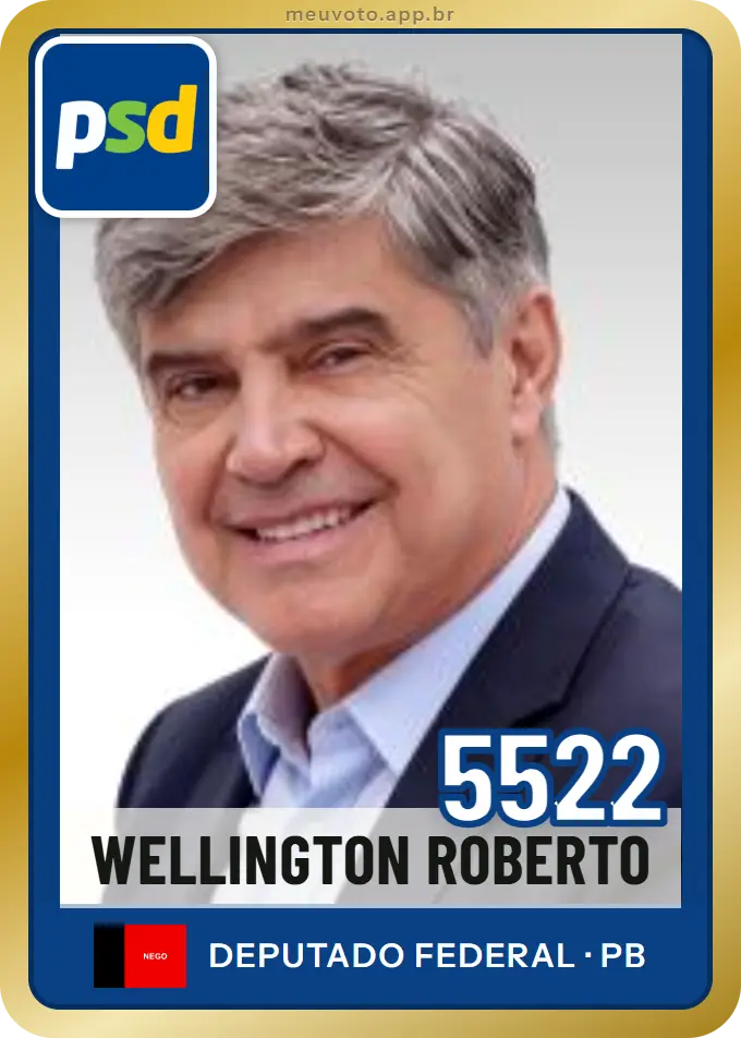 Carta de Wellington Roberto, número 5522, PSD