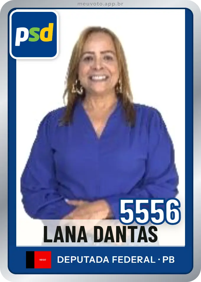 Carta de Lana Dantas, número 5556, PSD