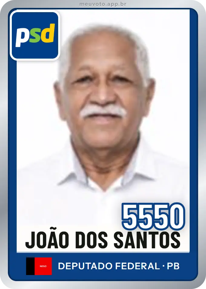 Carta de João dos Santos, número 5550, PSD