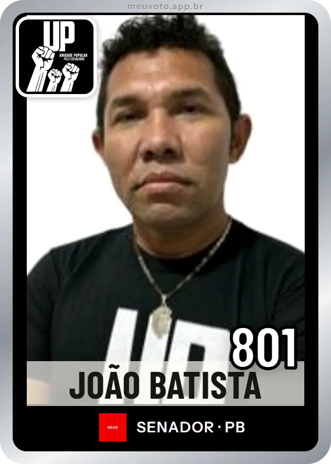 Carta de João Batista, número 801, UP