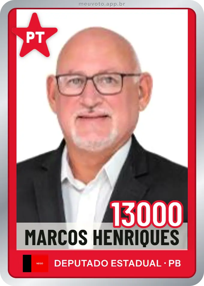 Carta de Marcos Henriques, número 13000, PT