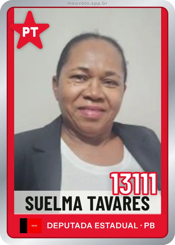 Carta de Suelma Tavares, número 13111, PT