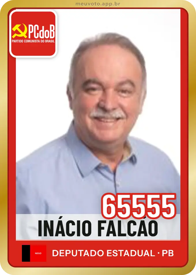 Carta de Inácio Falcão, número 65555, PCdoB