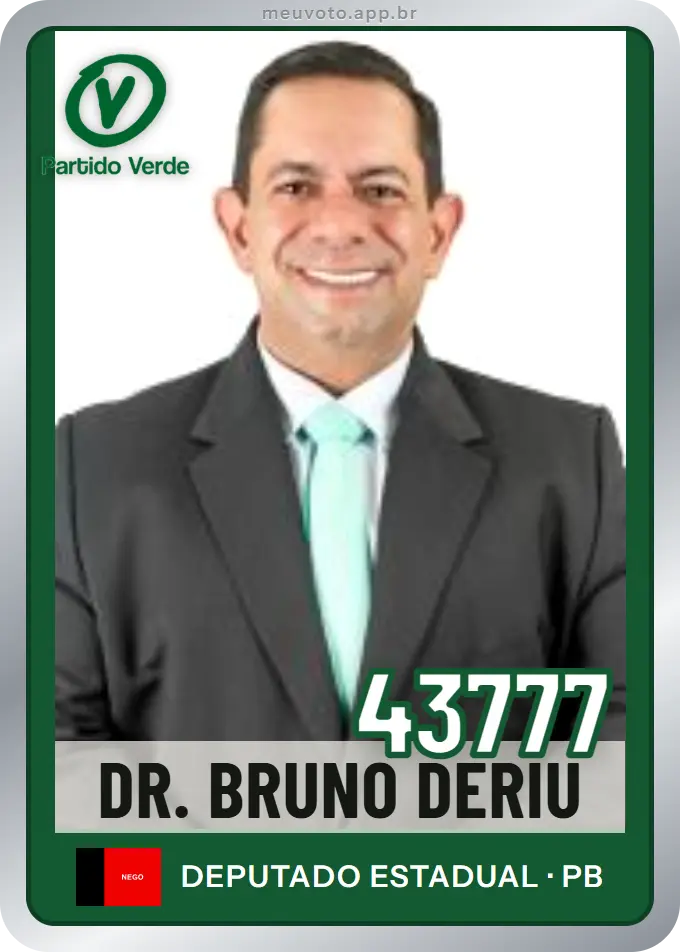 Carta de Dr. Bruno Deriu, número 43777, PV