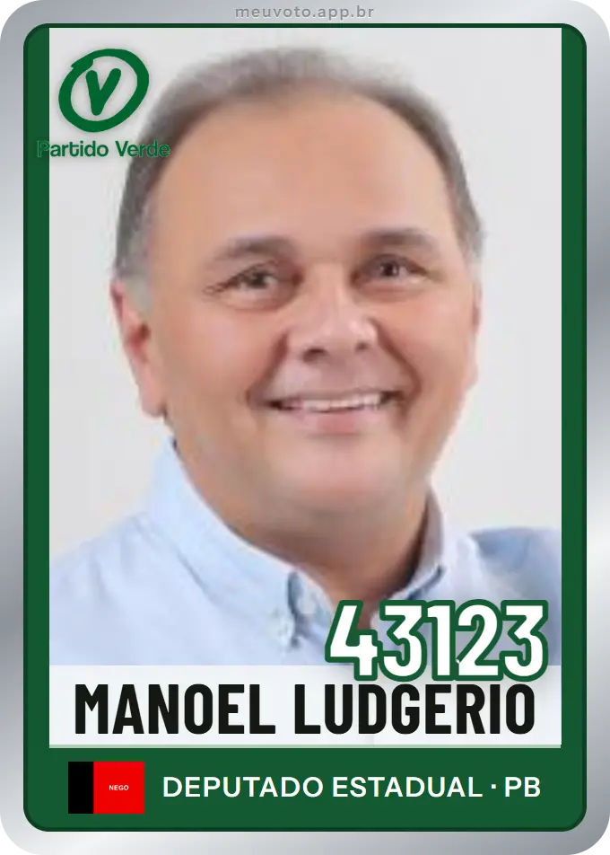 Carta de Manoel Ludgério, número 43123, PV