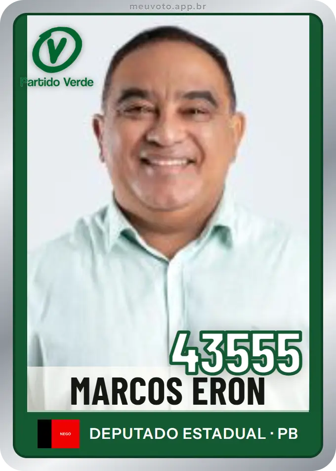 Carta de Marcos Eron, número 43555, PV