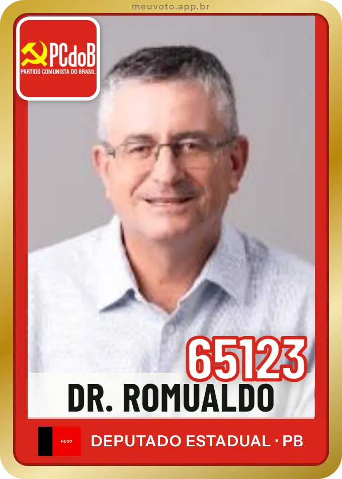 Carta de Dr. Romualdo, número 65123, PCdoB