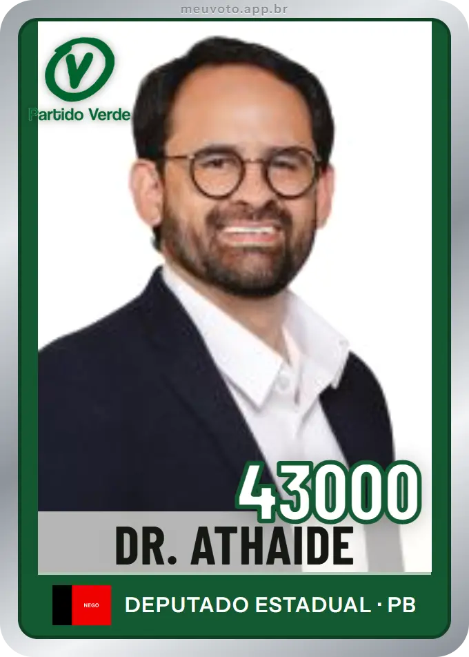 Carta de Dr. Athaide, número 43000, PV