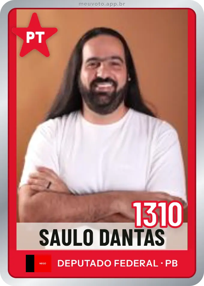 Carta de Saulo Dantas, número 1310, PT