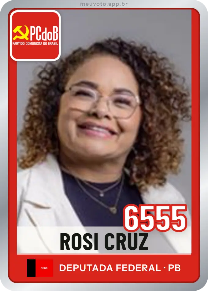 Carta de Rosi Cruz, número 6555, PCdoB