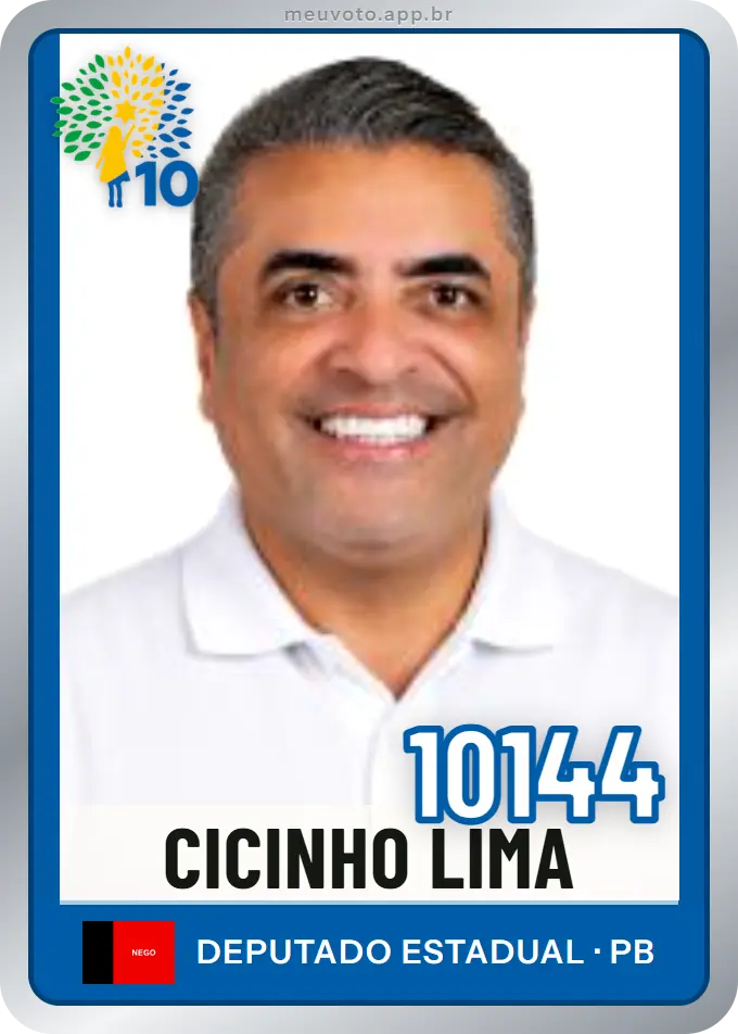 Carta de Cicinho Lima, número 10144, Republicanos