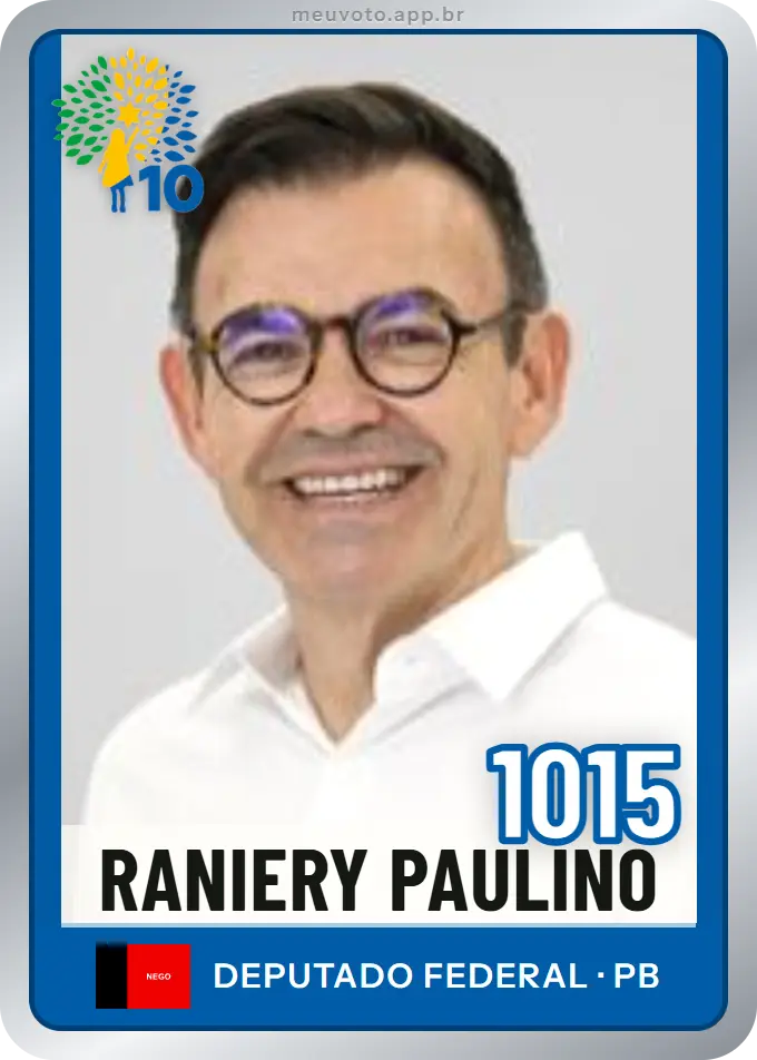 Carta de Raniery Paulino, número 1015, Republicanos