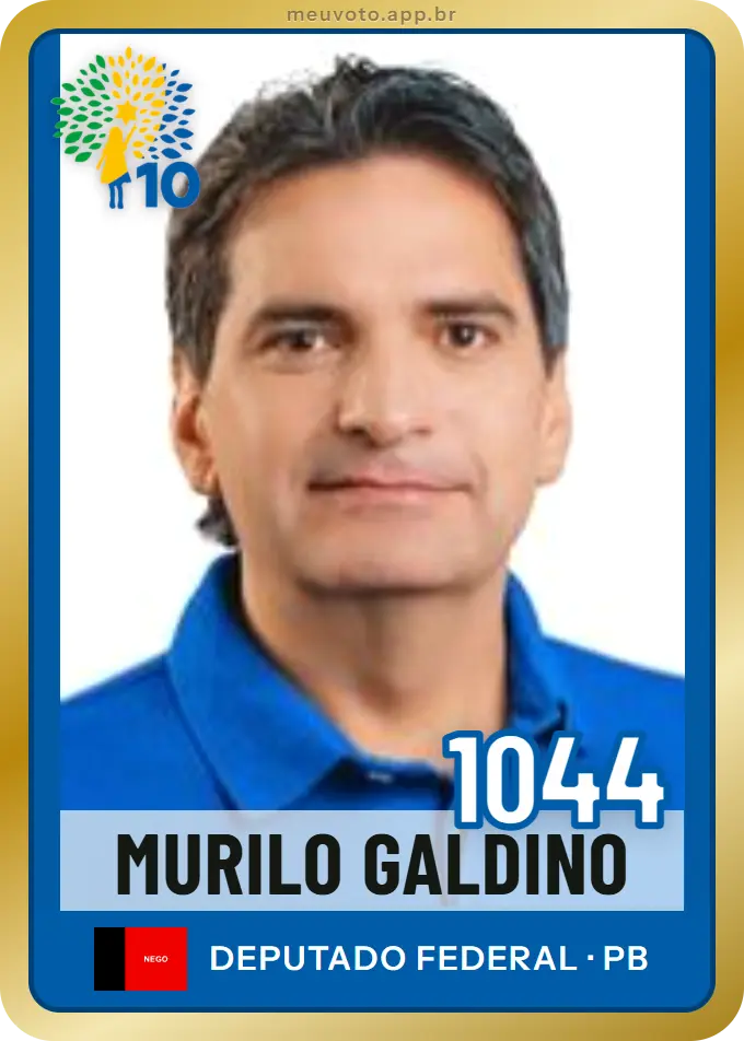 Carta de Murilo Galdino, número 1044, Republicanos