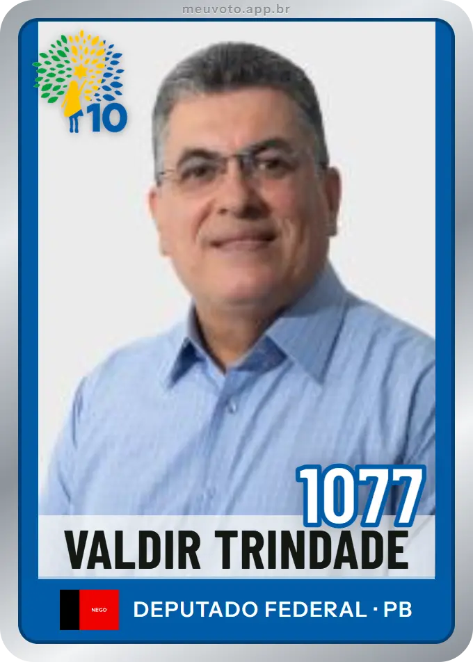 Carta de Valdir Trindade, número 1077, Republicanos