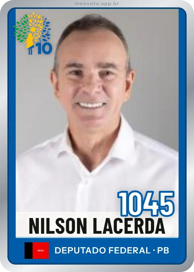 Carta de Nilson Lacerda, número 1045, Republicanos