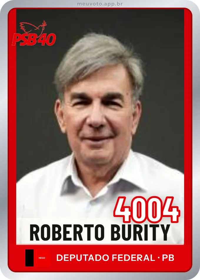 Carta de Roberto Burity, número 4004, PSB