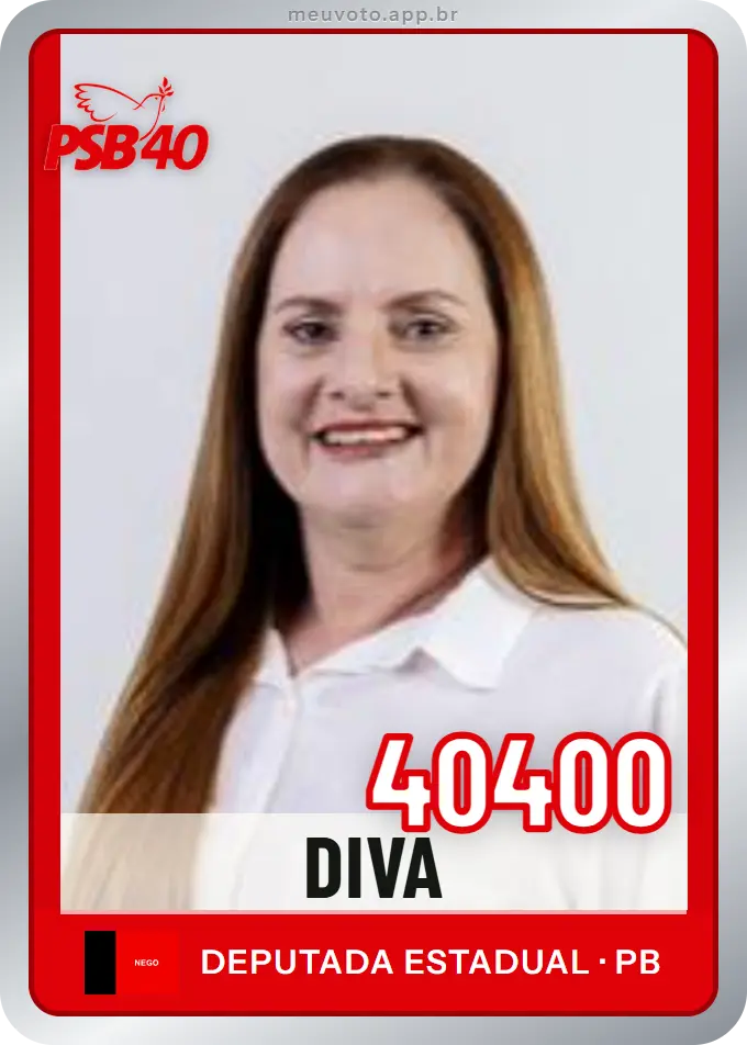 Carta de Diva, número 40400, PSB