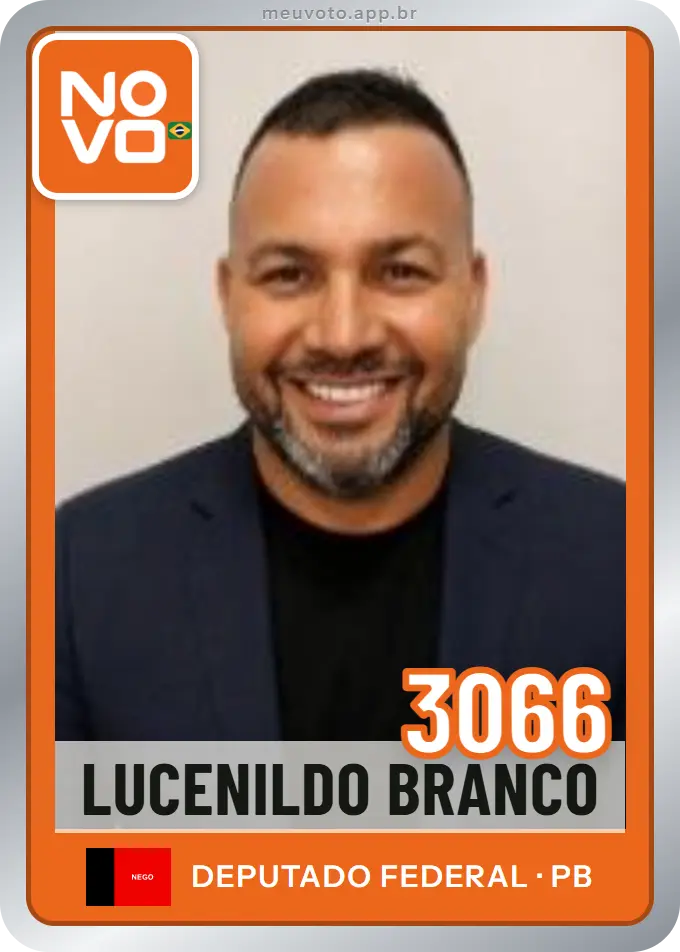 Carta de Lucenildo Branco, número 3066, Novo
