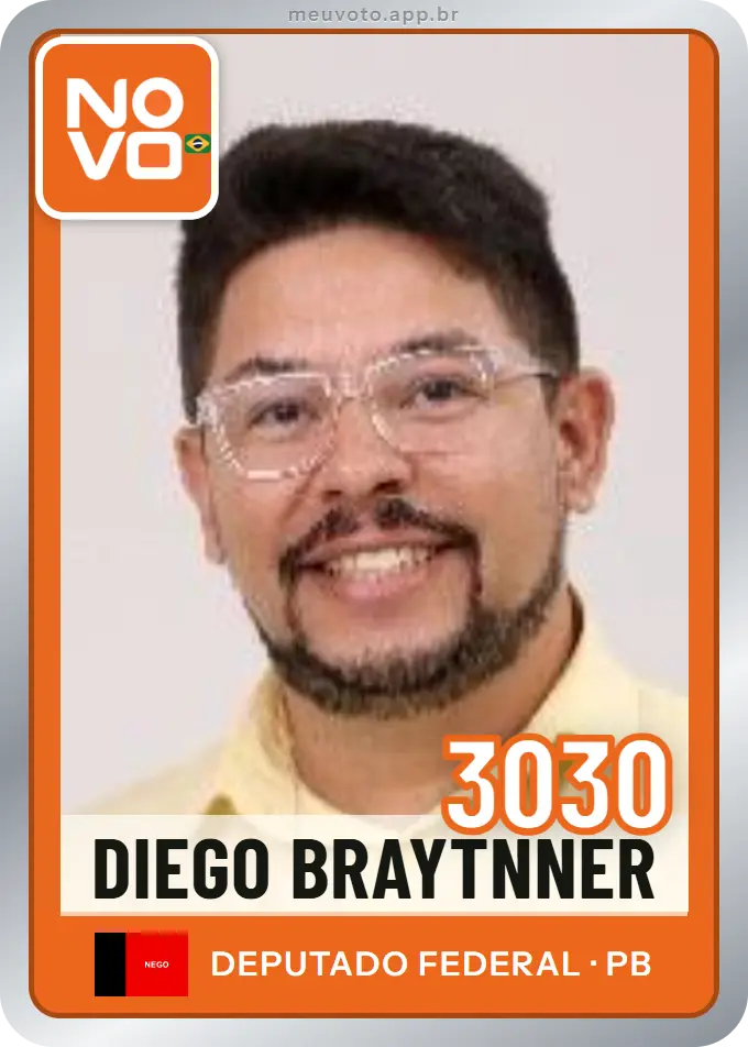 Carta de Diego Braytnner, número 3030, Novo