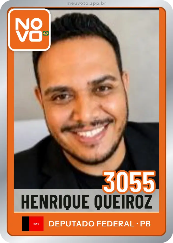 Carta de Henrique Queiroz, número 3055, Novo
