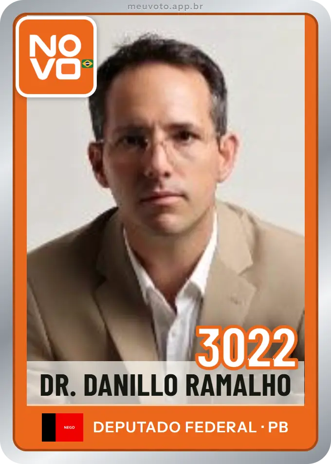 Carta de Dr. Danillo Ramalho, número 3022, Novo