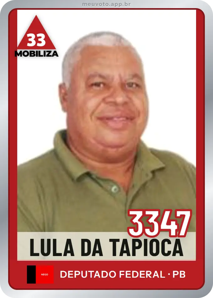 Carta de Lula da Tapioca, número 3347, Mobiliza