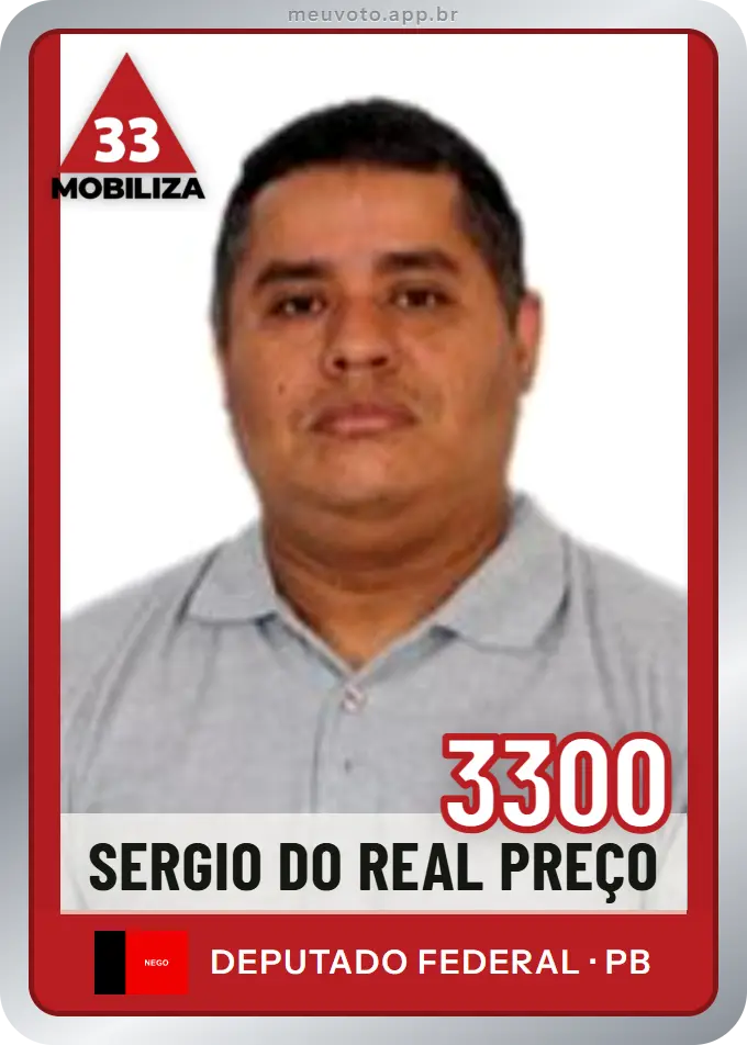 Carta de Sergio do Real Preço, número 3300, Mobiliza