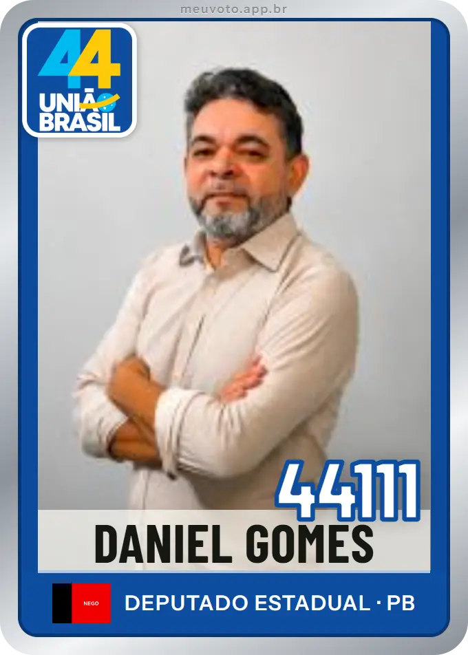 Carta de Daniel Gomes, número 44111, União