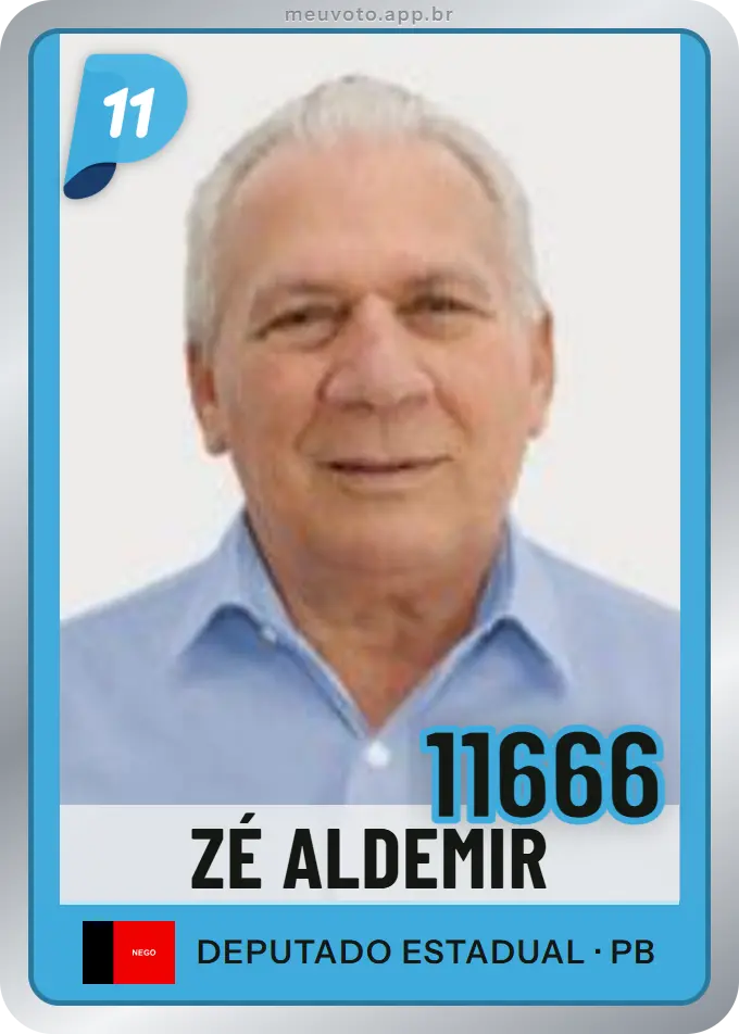 Carta de Zé Aldemir, número 11666, PP