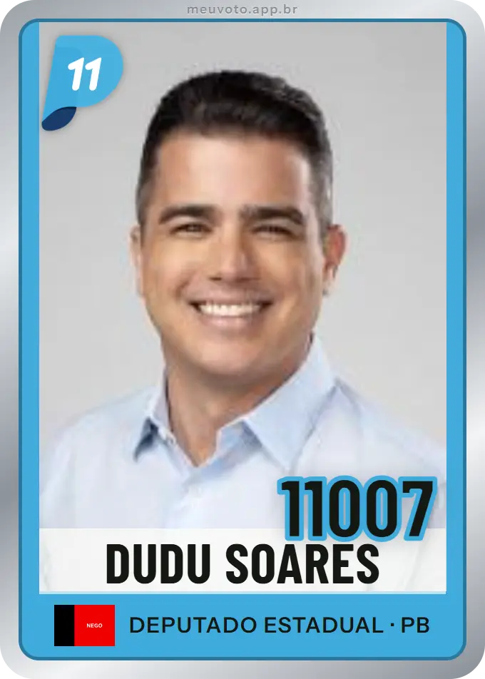 Carta de Dudu Soares, número 11007, PP
